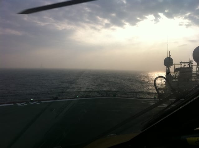 Offshore Pic March 9, 2011, From the Deck of the Ensco 8501 (Ensco 8502 in Background)